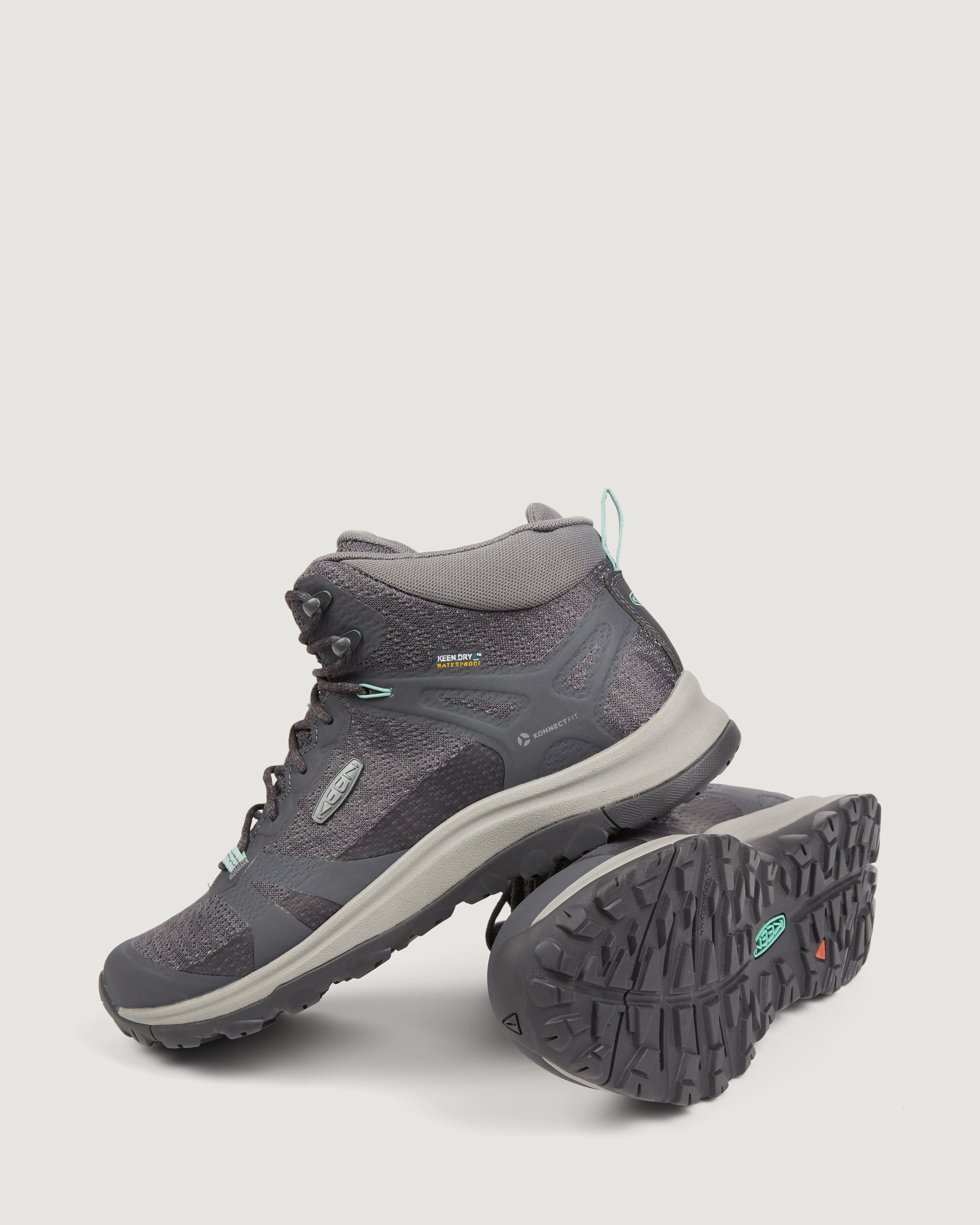 Keen Terradora II Women's Waterproof Hiking Boots - Magnet/Ocean Wave