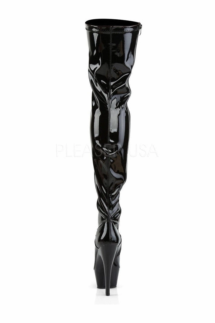 KISS-3000 Platform Boot  | Black Patent