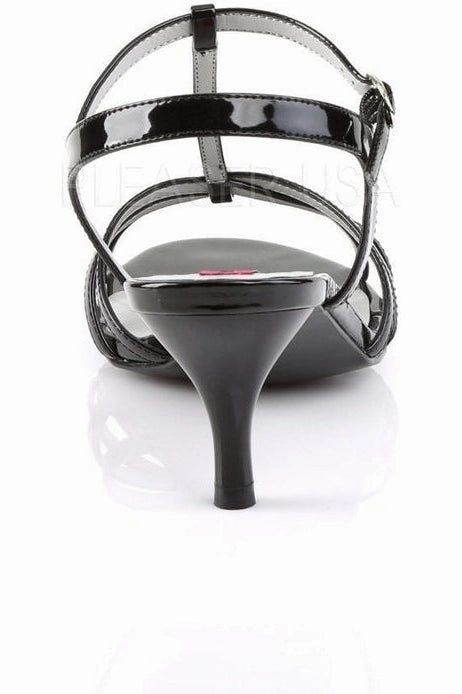 KITTEN-06 Sandal  | Black Patent