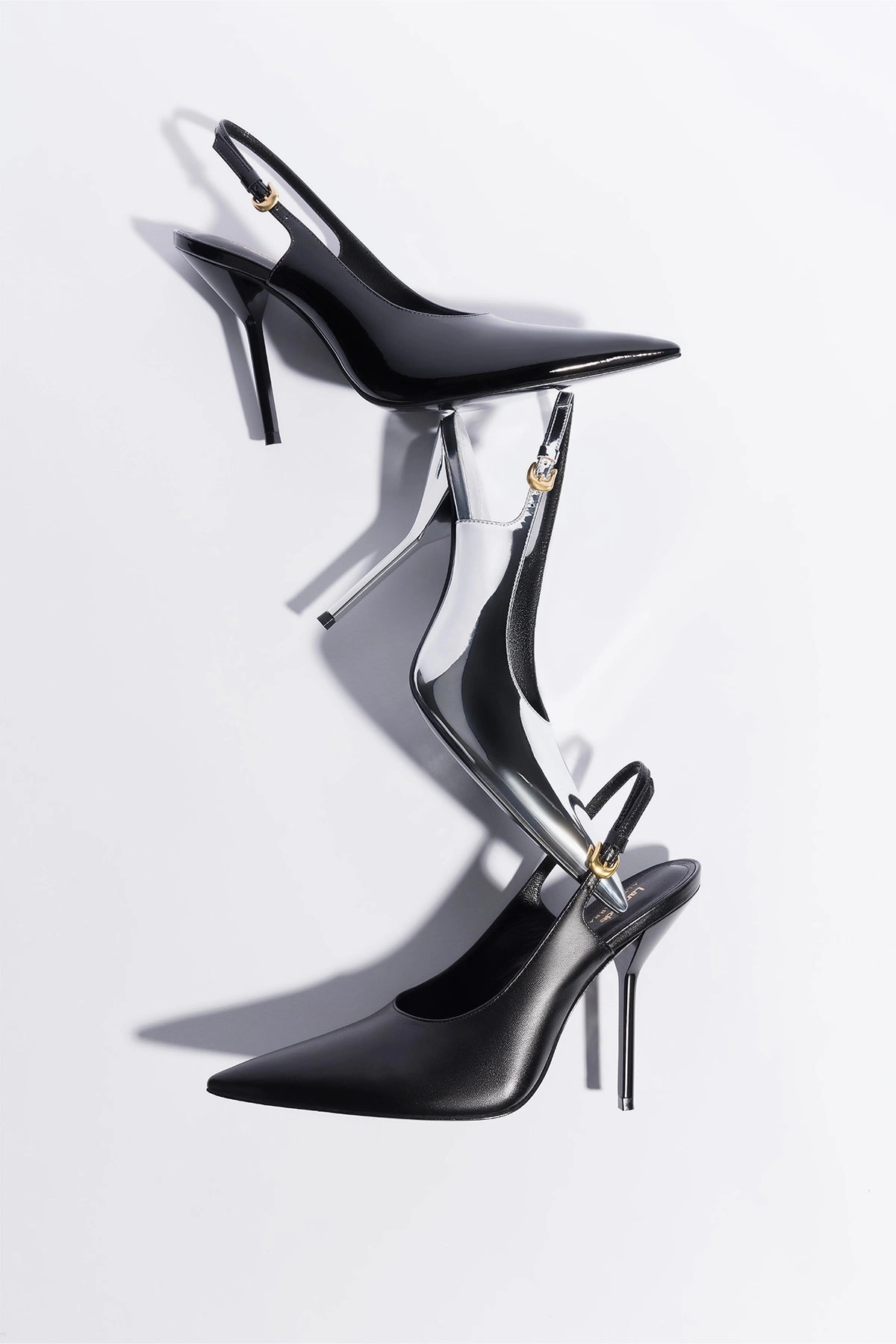Larroudé x Altuzarra Pump In Black Leather