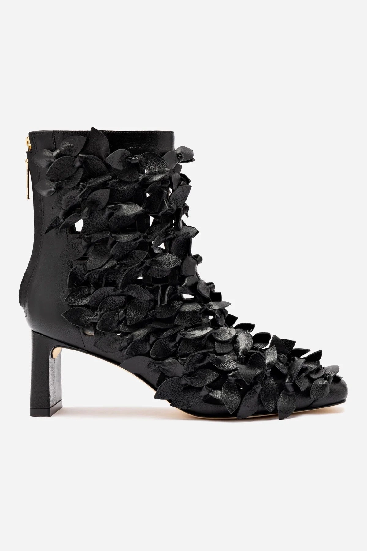 Larroudé x Jonathan Cohen Alexis Bootie In Black Leather