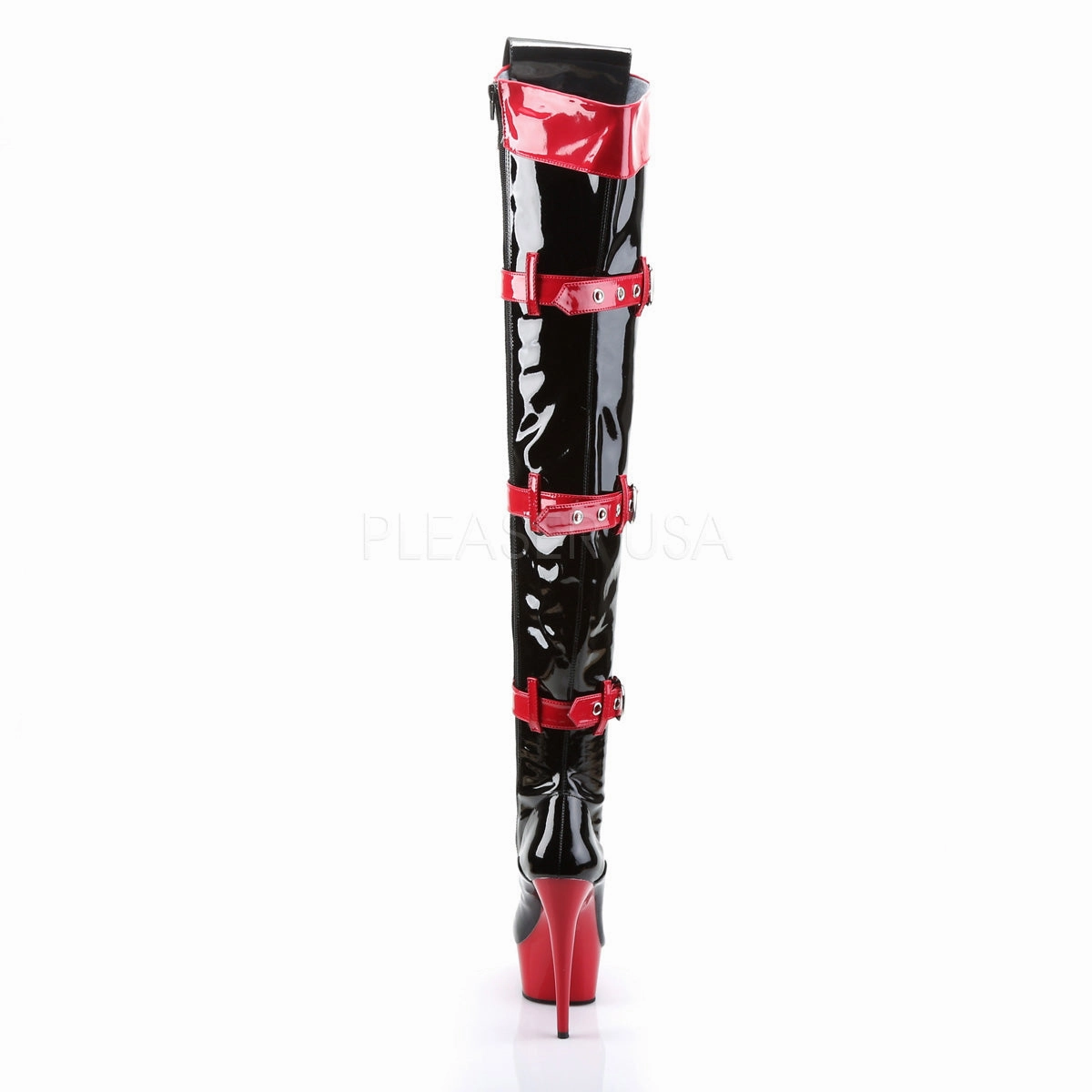 MEDIC-3028  Black-Red Patent/Red