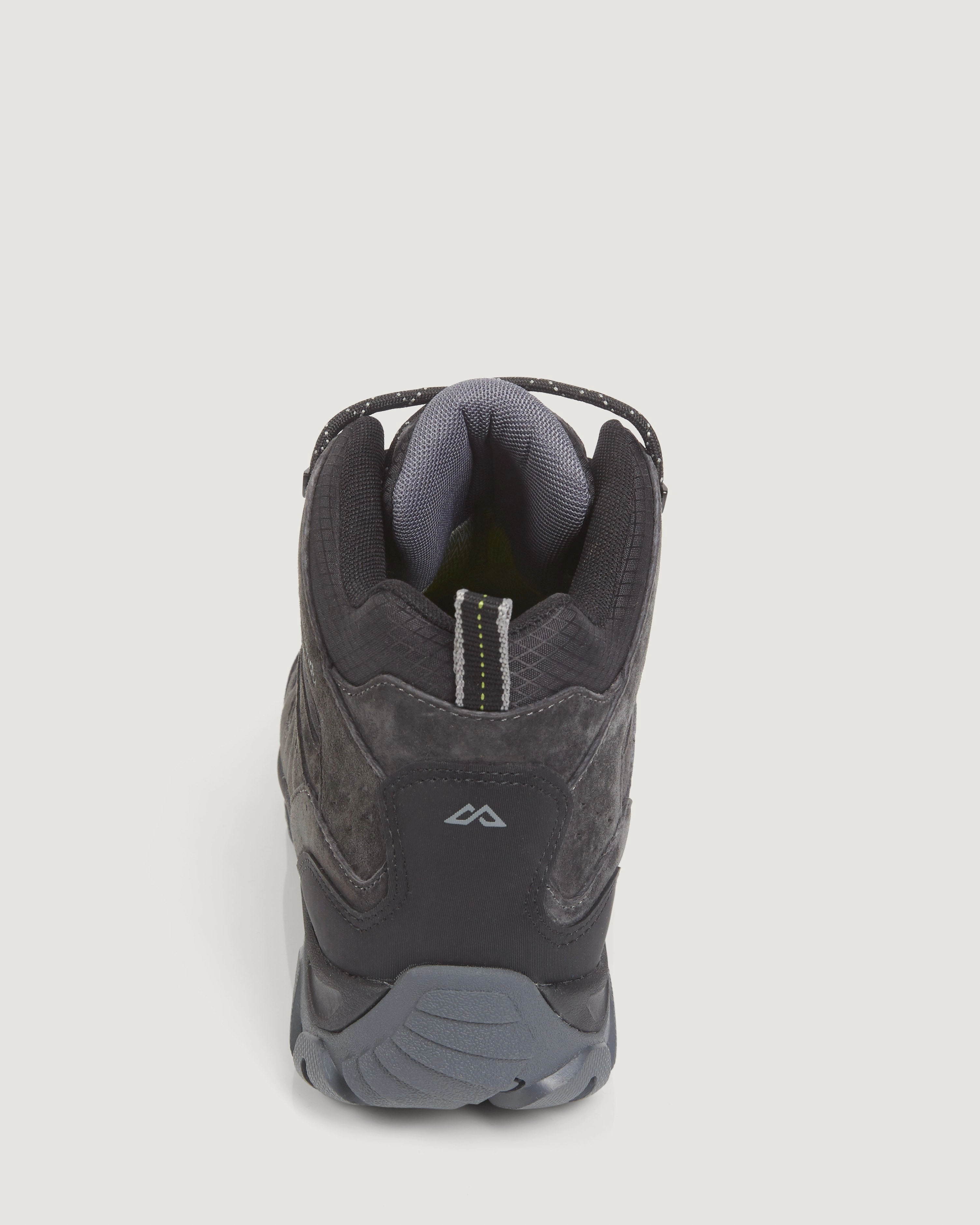 Men's Mornington Waterproof Mid Hiking Boots - Black/Black Sea