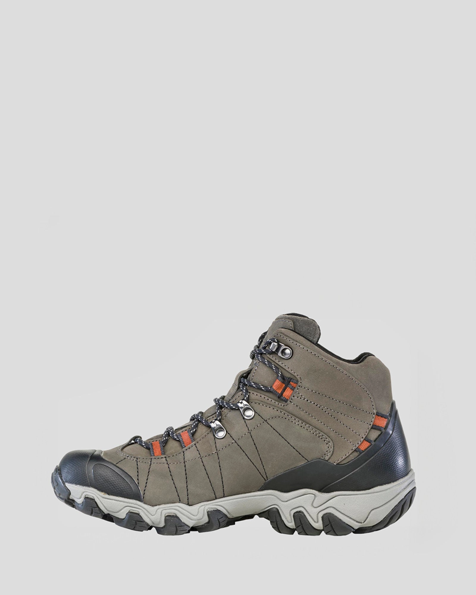 Men's Oboz Bridger Mid Hiking Boots - Wide  - Black Sea