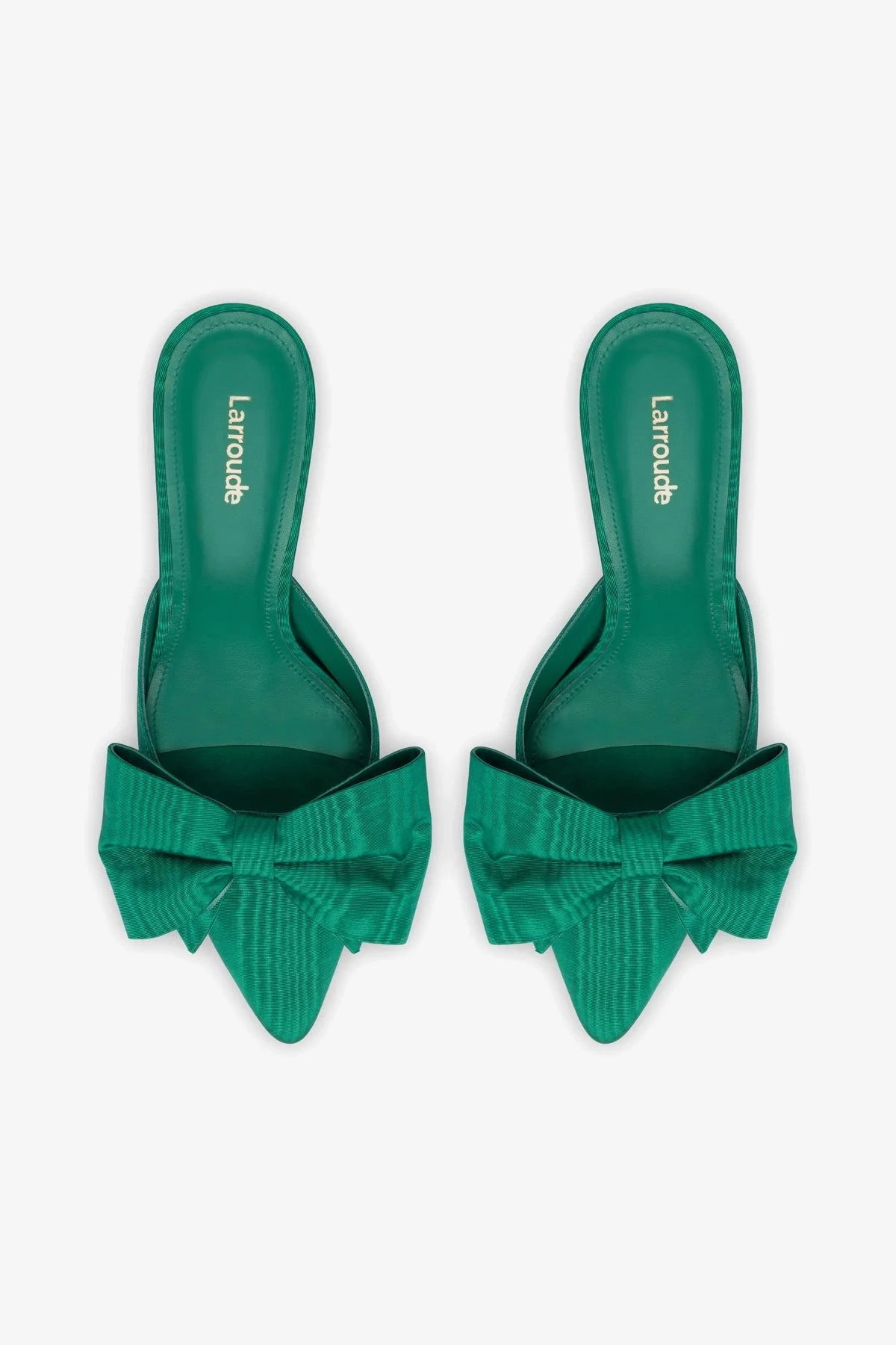 Mini Elle Pump In Emerald Fabric