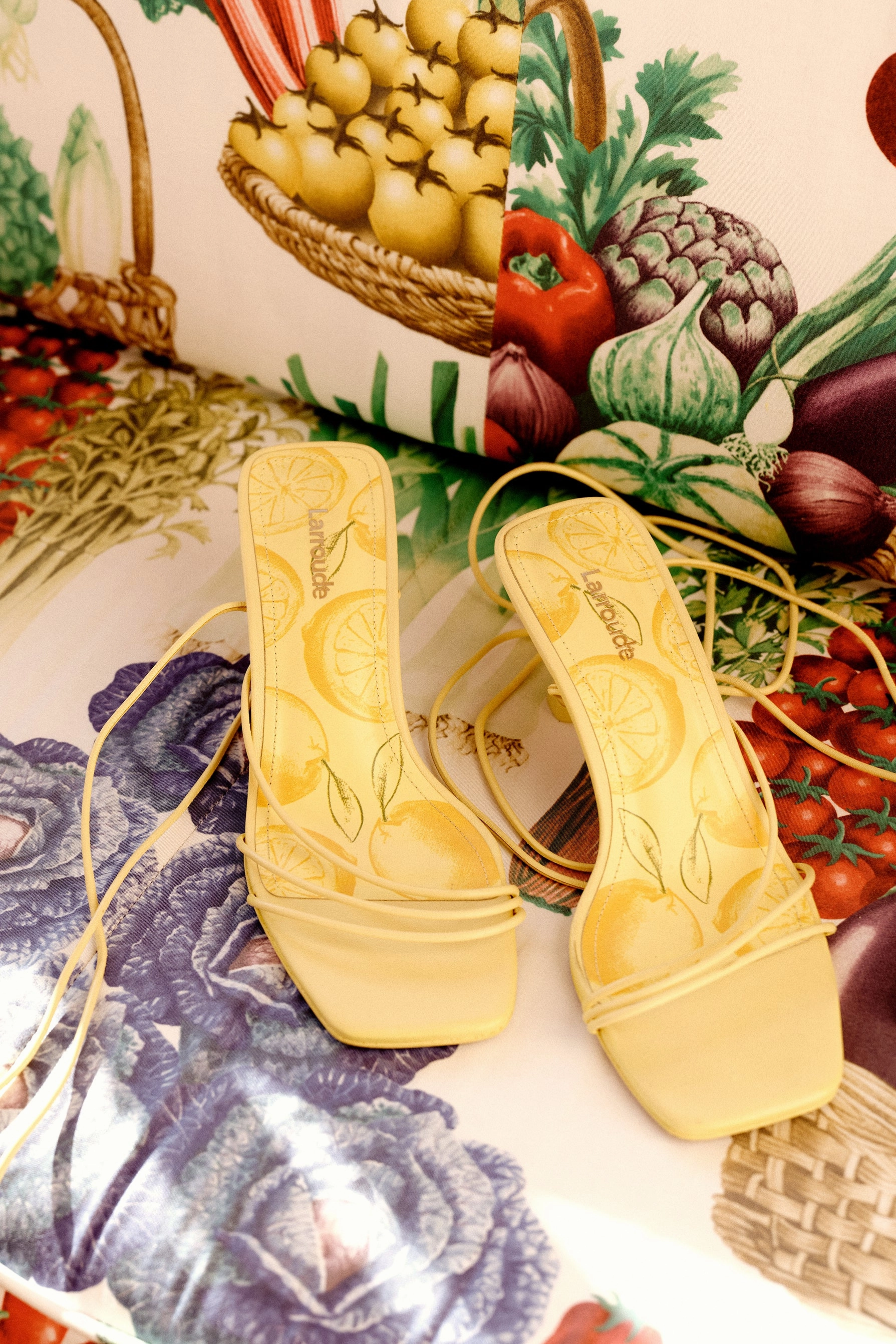 Nadia Sandal In Lemonade Leather