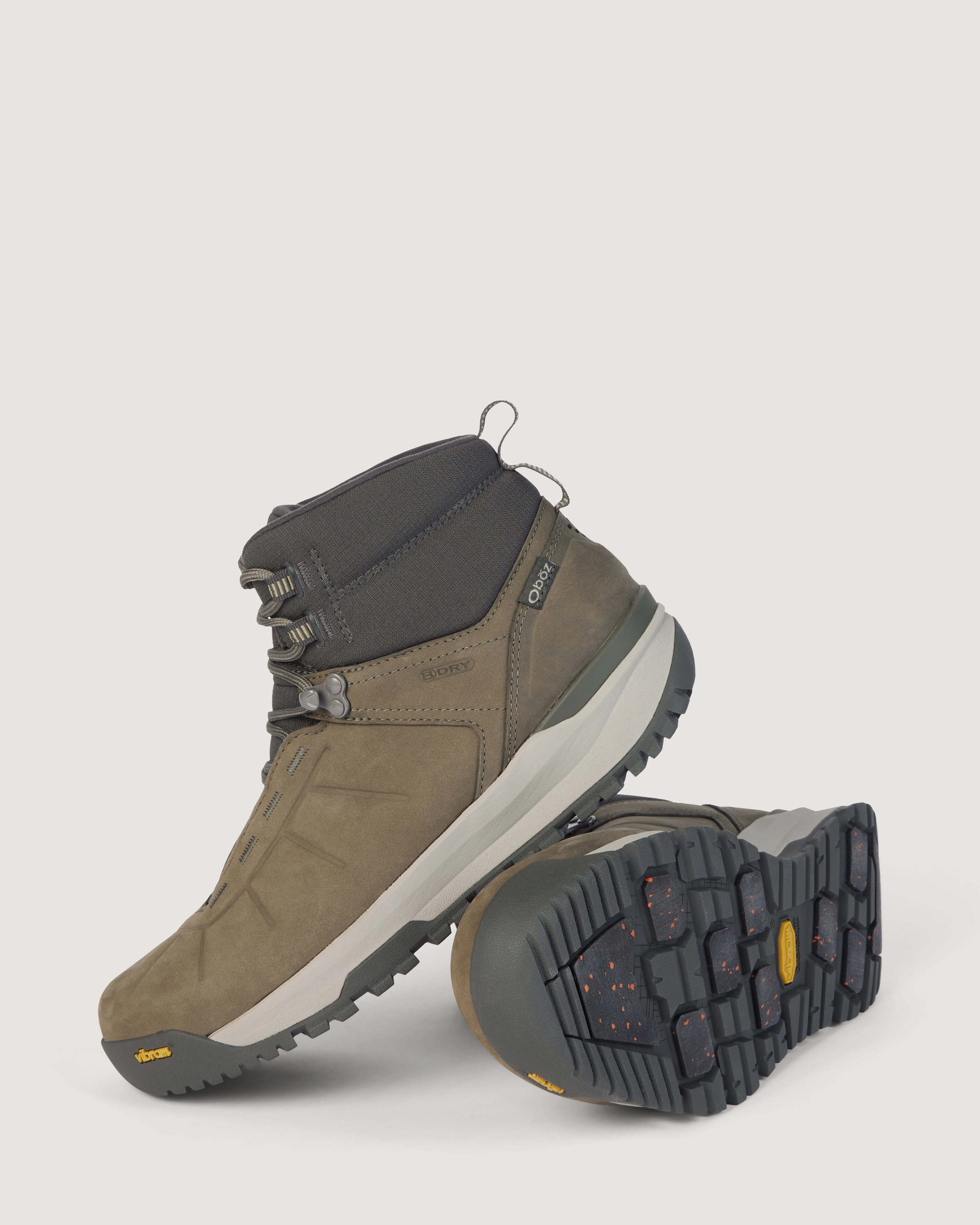 Oboz Andesite Men's Mid Insulated Boots - Thunder Gray