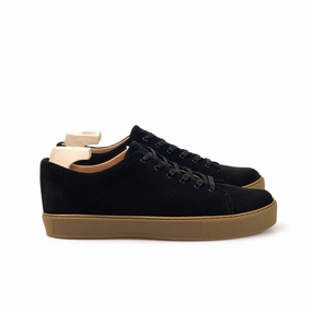 Overstone Derby - Black Janus Calf Suede