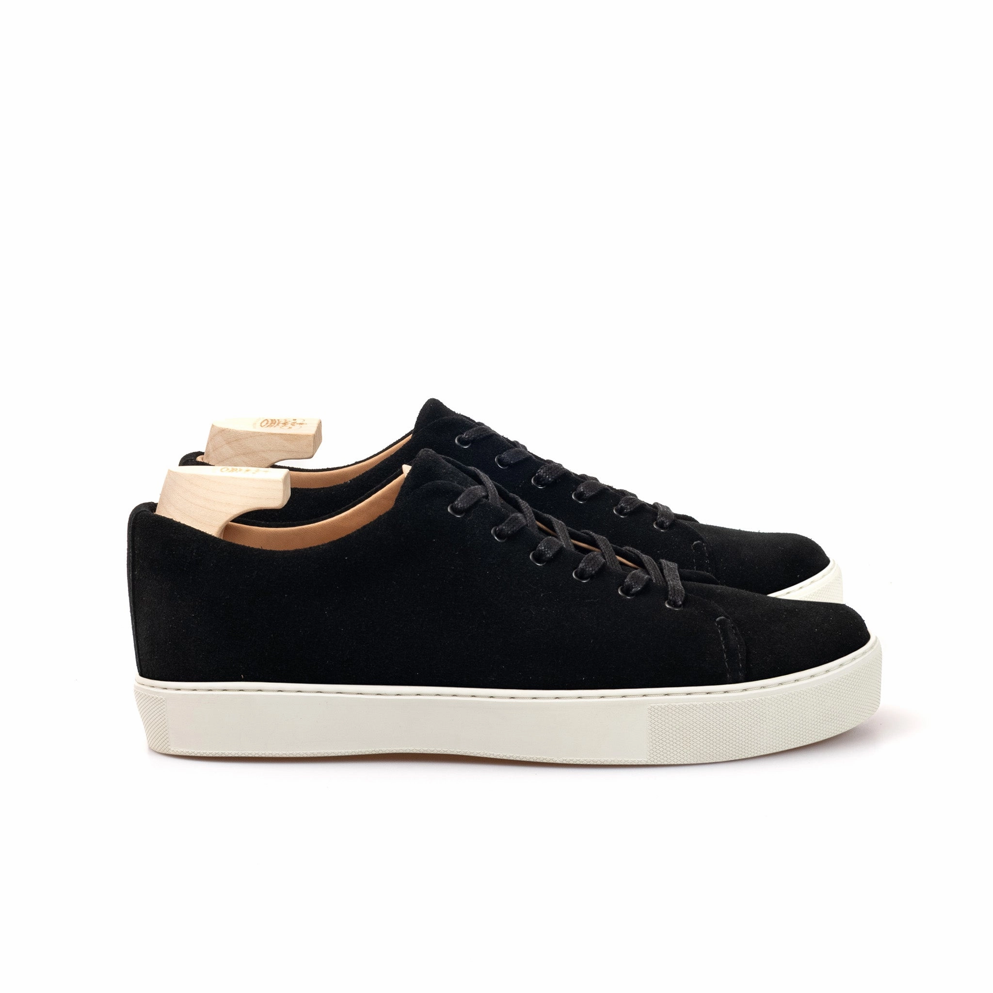 Overstone Derby - Black Janus Calf Suede