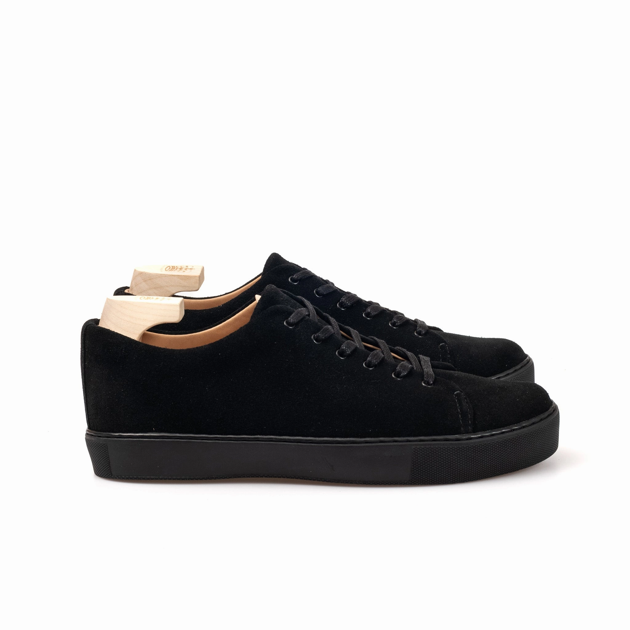Overstone Derby - Black Janus Calf Suede