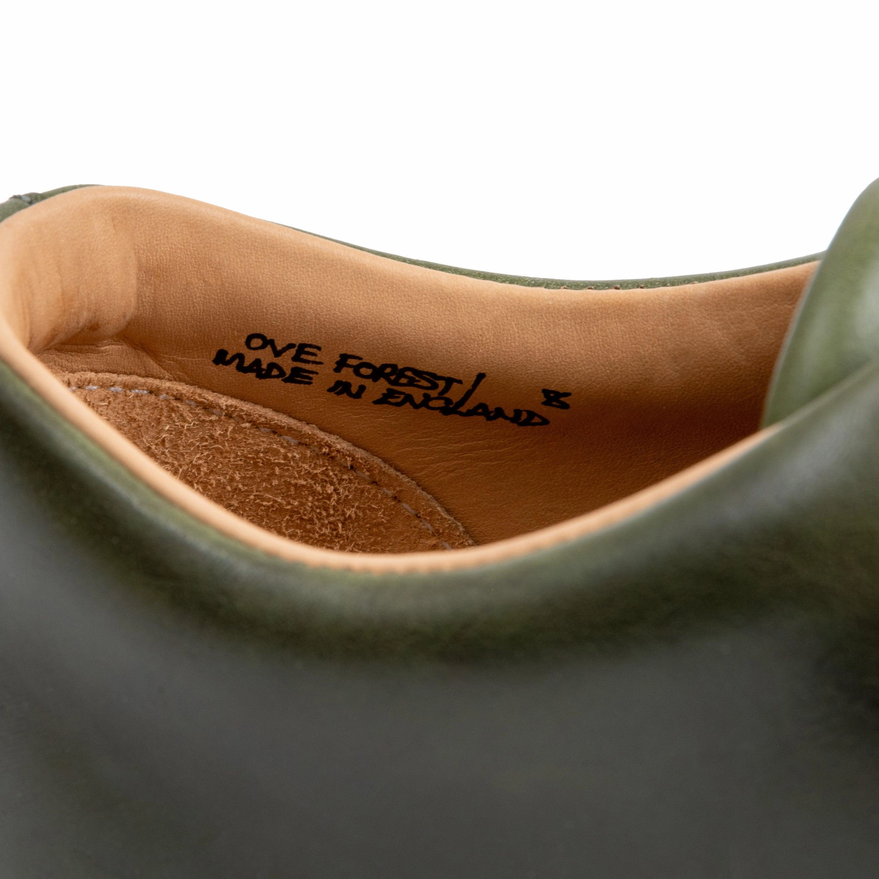 Overstone Derby - Horween Forest Green Chromexcel