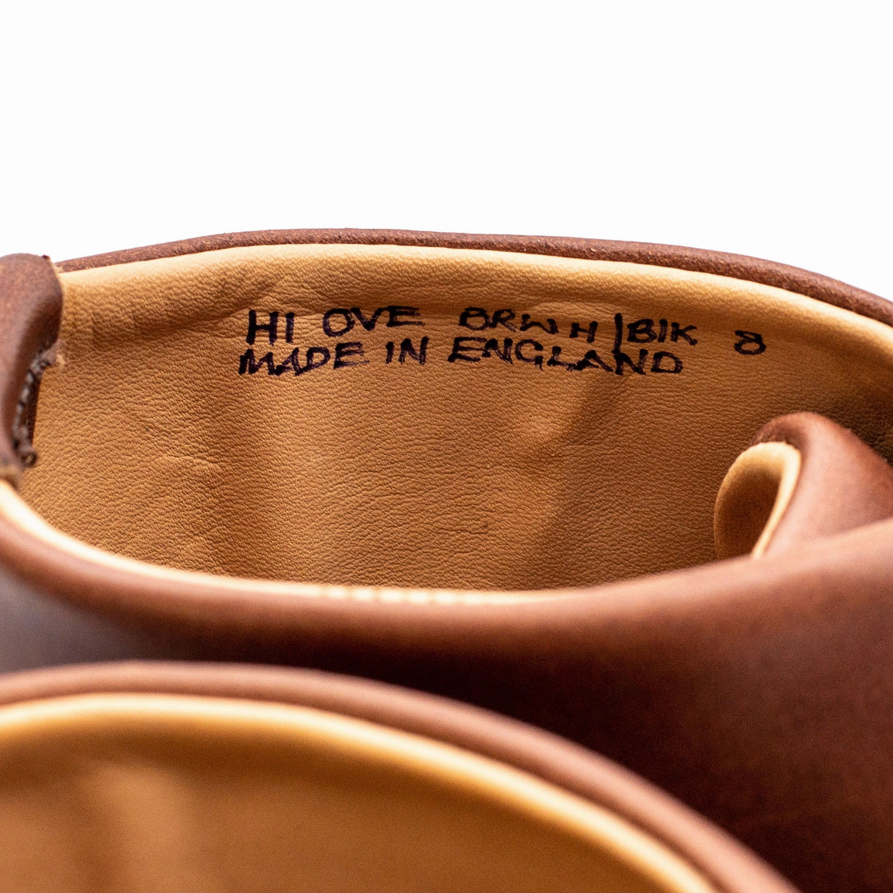 Overstone Hi Derby - Horween Brown Chromexcel