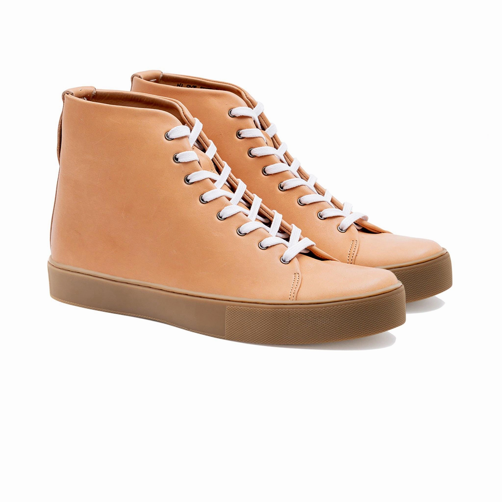 Overstone Hi Derby - Horween Natural Essex