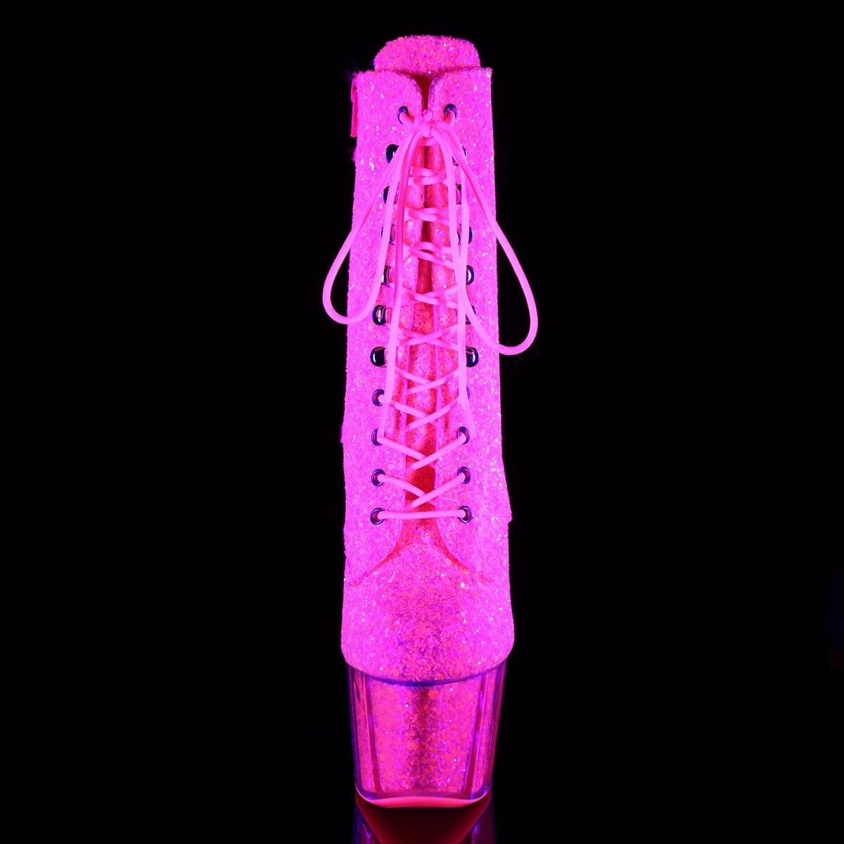Pleaser ADORE-1020G-Neon Pink-Size 10-Clearance