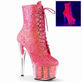 Pleaser ADORE-1020G-Neon Pink-Size 10-Clearance