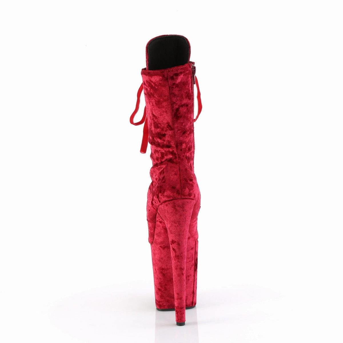 Pleaser Flamingo-1045VEL-Red-Size 5-Clearance