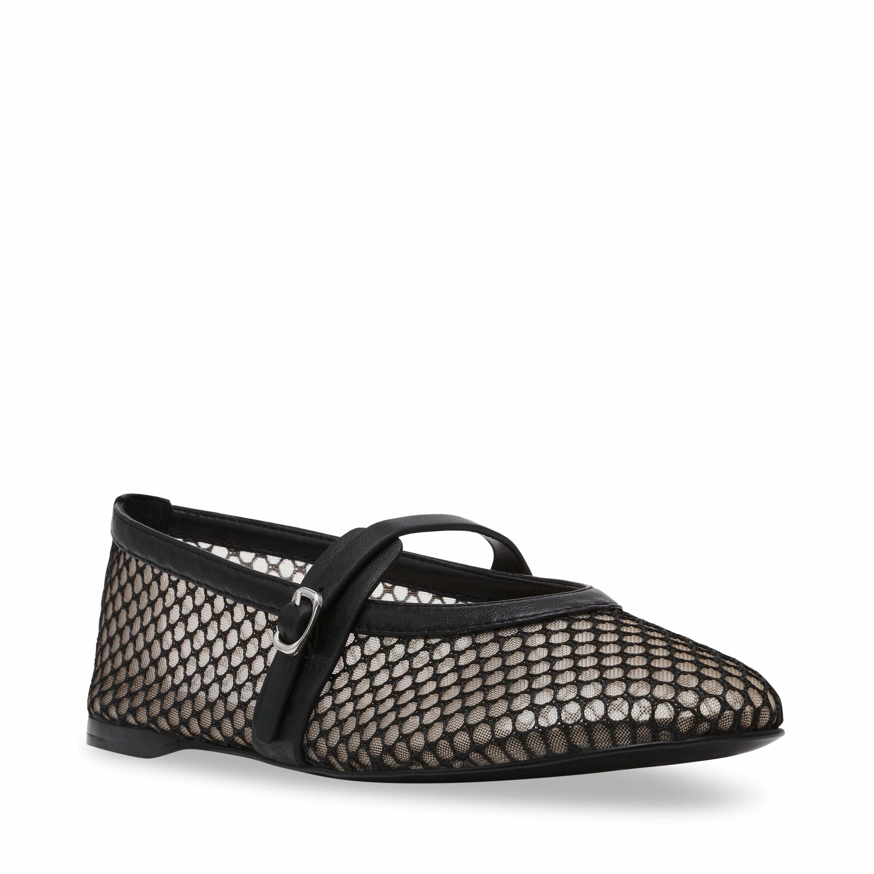 Rejoice-M Flat Shoe BLACK MESH