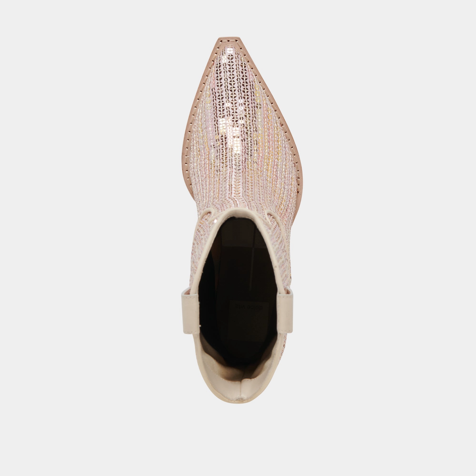 RUNA SEQUIN BOOTS CREME SEQUIN