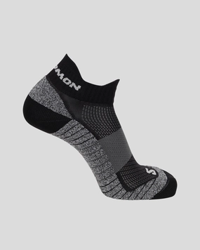 Salomon Aero Ankle Socks - Black/Ebony/Pearl Blue