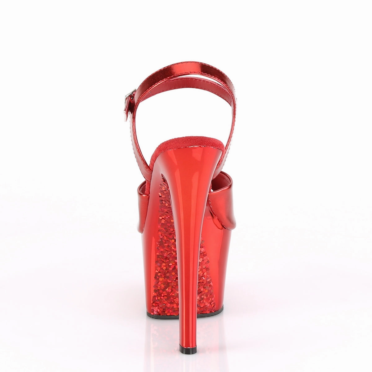 SKY-309TTG  Red Metallic Pu/Red Chrome-Glitter