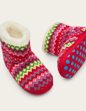 Slipper Boots-Multi Fairisle