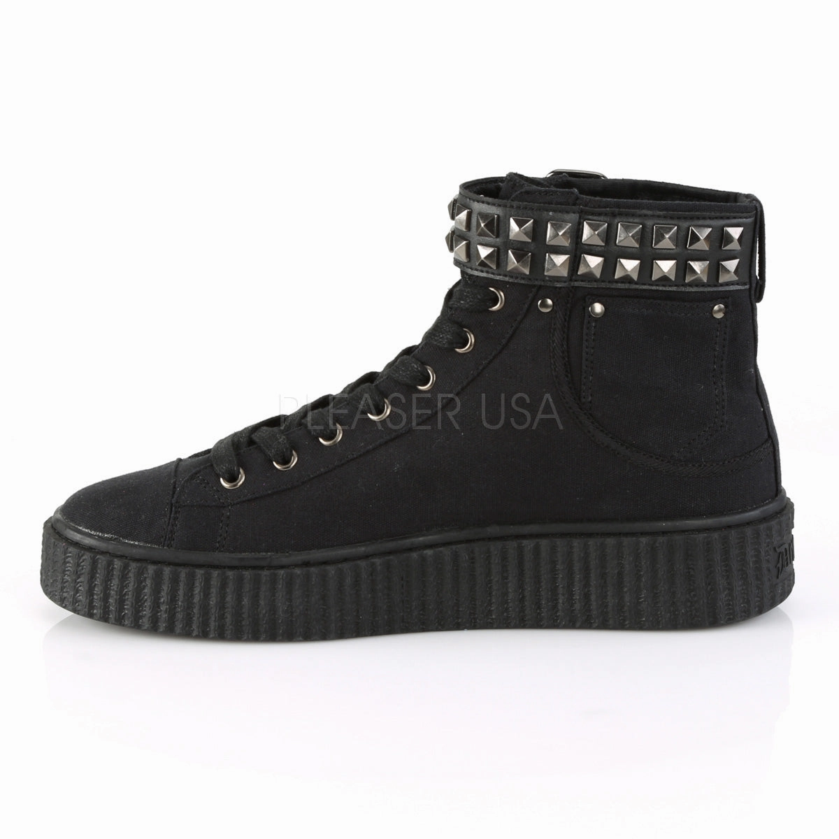 SNEEKER-255  Black Canvas
