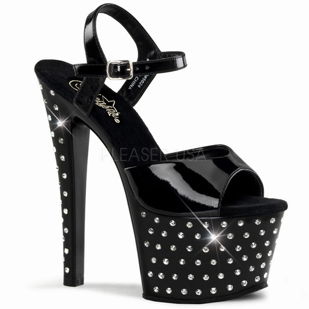 STARDUST-709  Black Patent/Black