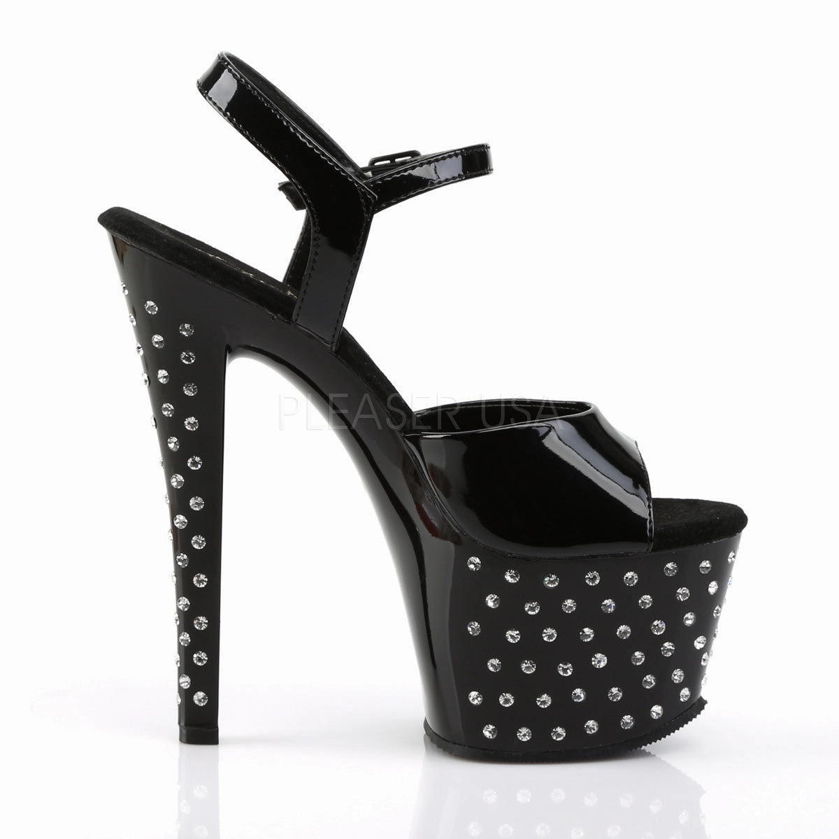 STARDUST-709  Black Patent/Black