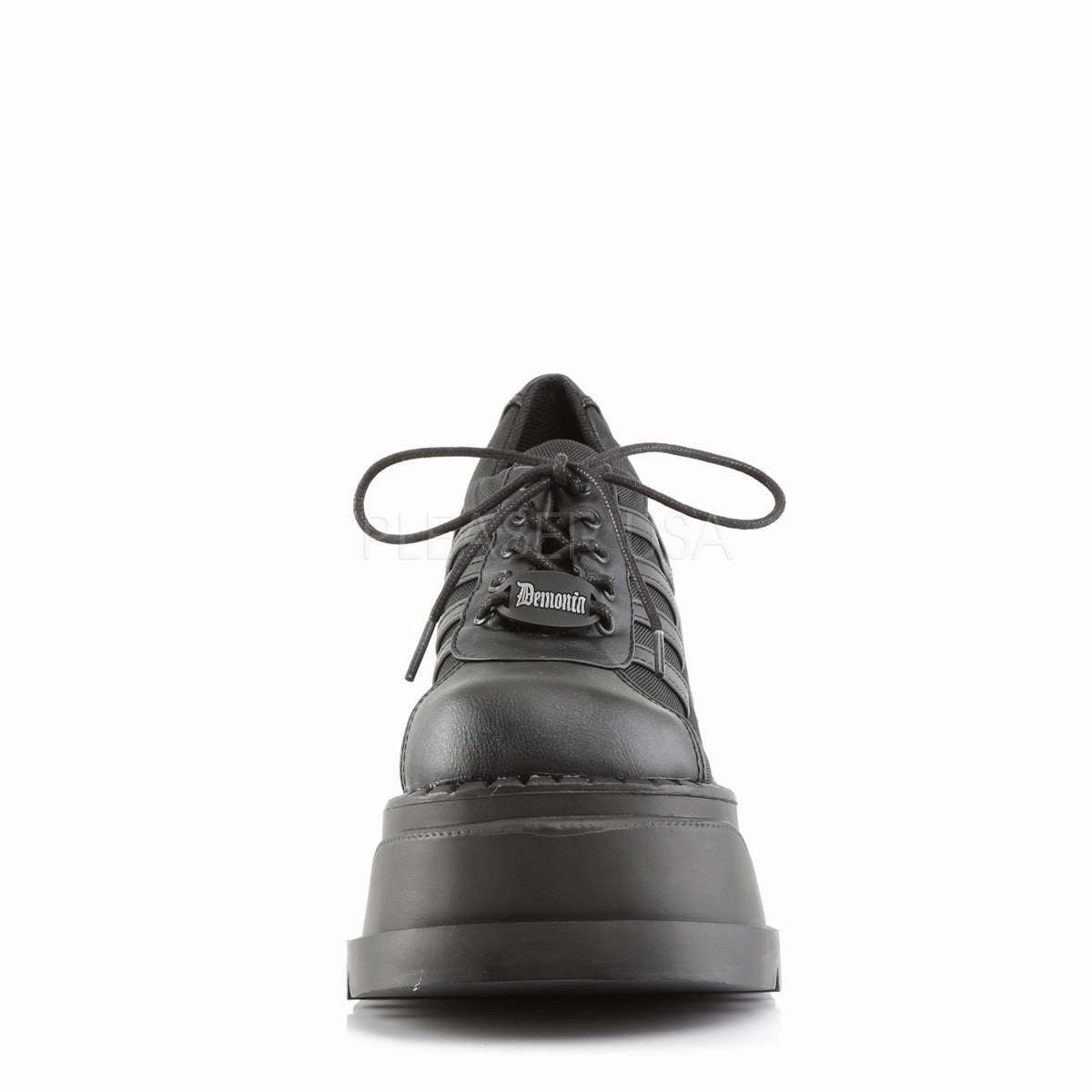 STOMP-08  Black Vegan Leather