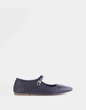 Sylph Navy Leather