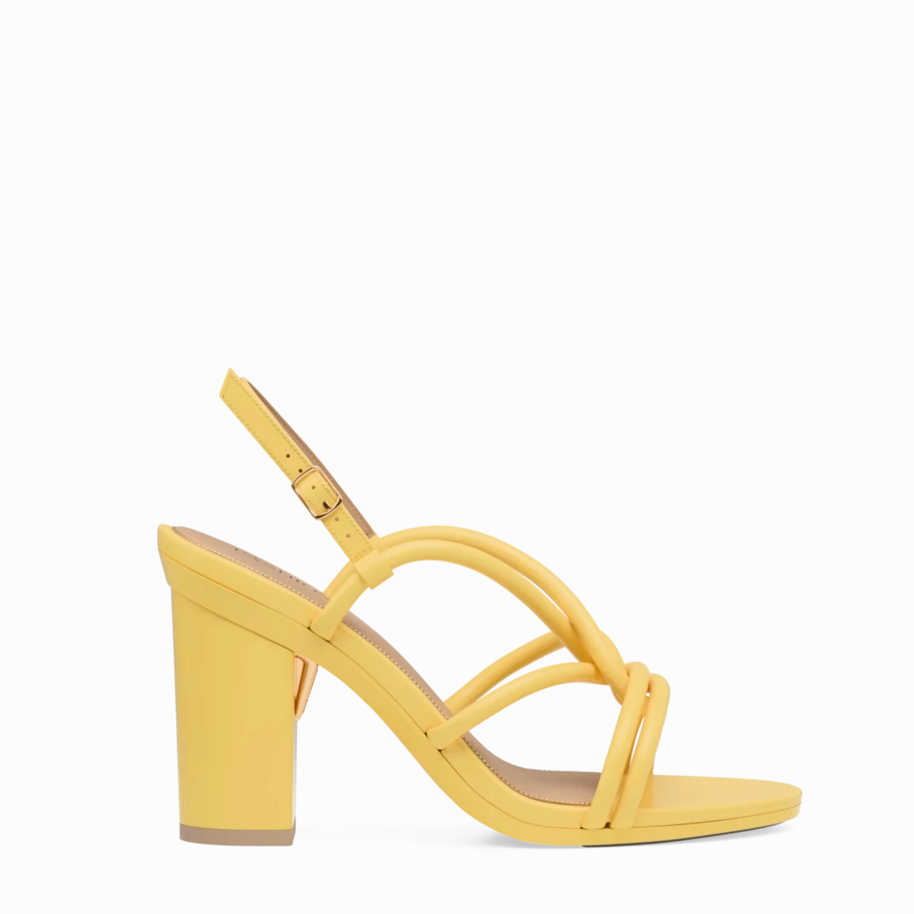 The Capri - Limoncello Vegan Leather 4 Block