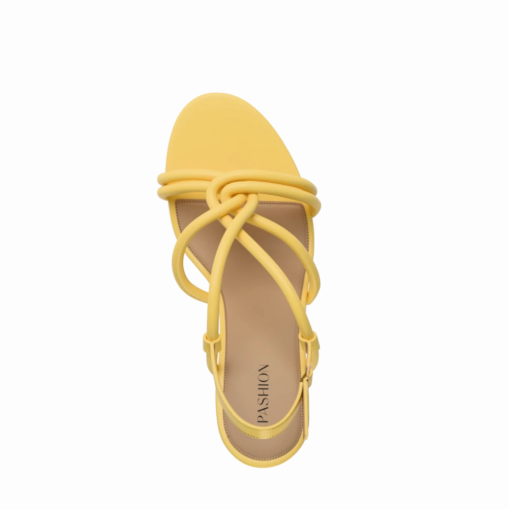 The Capri - Limoncello Vegan Leather 4 Block
