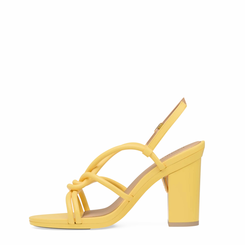The Capri - Limoncello Vegan Leather 4 Block