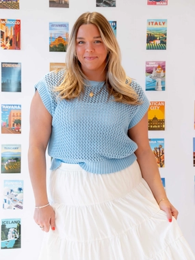 The Perfect Sweater Blue