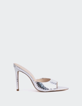 Thelma Silver Snake Leather