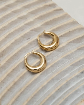 TILTIL Single Hoop Goldplated Saar