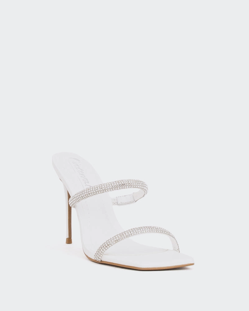 Tinsley, White Leather/Cuir Blanc