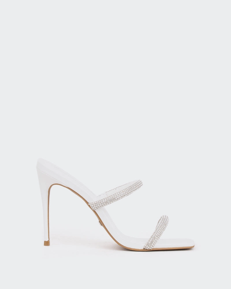 Tinsley, White Leather/Cuir Blanc