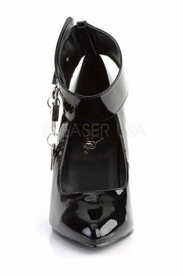 VANITY-434 Pump  | Black Patent