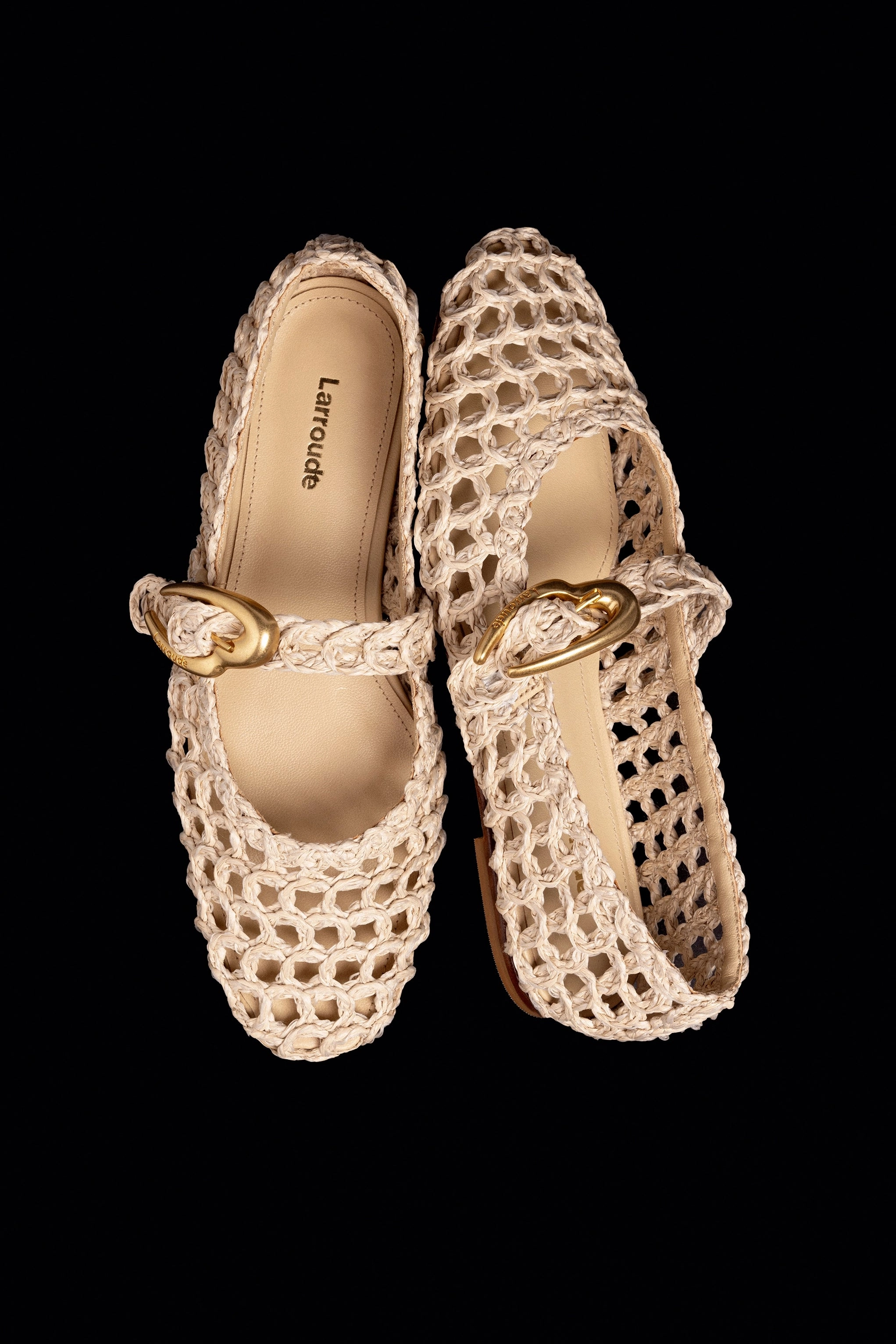 Verona Macrame In Beige Embroidered Raffia