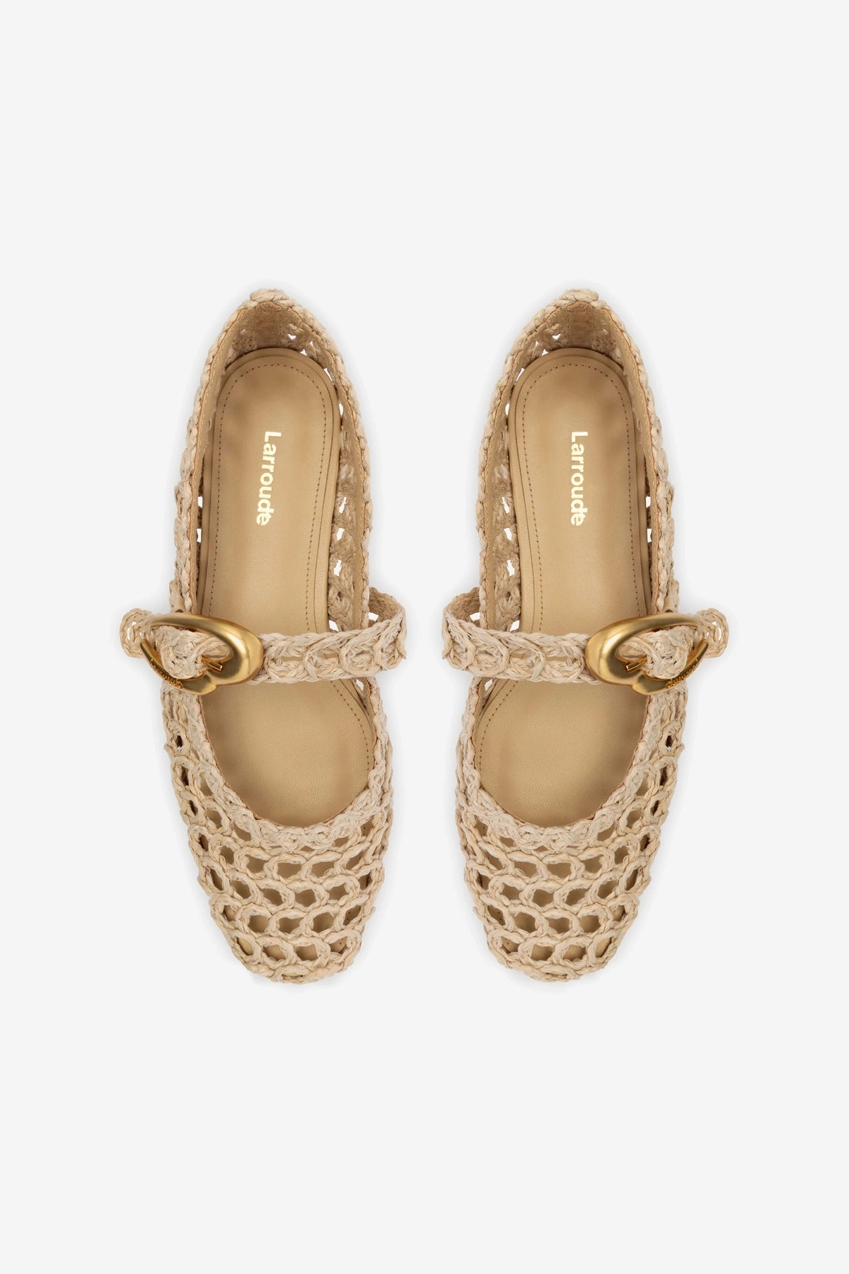 Verona Macrame In Beige Embroidered Raffia