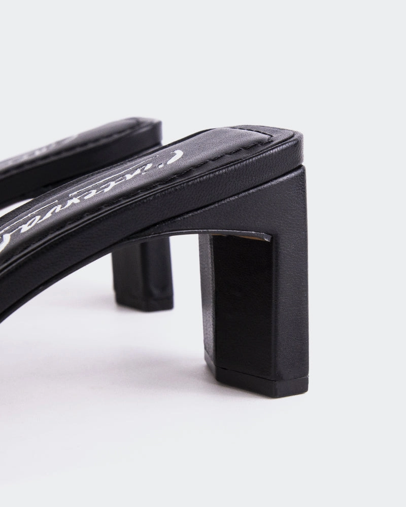 Visalia Black Leather