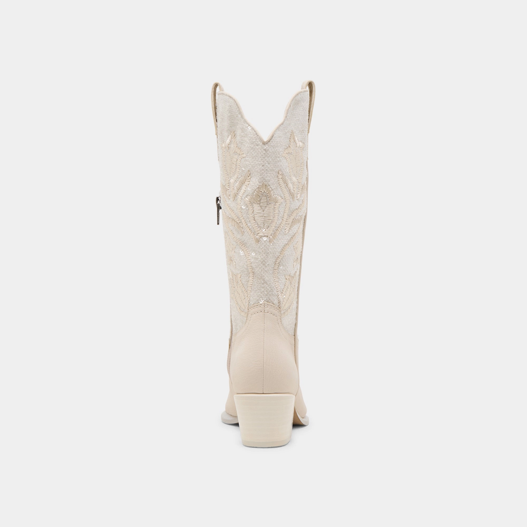 VORAH PEARL BOOTS CREME SEQUIN