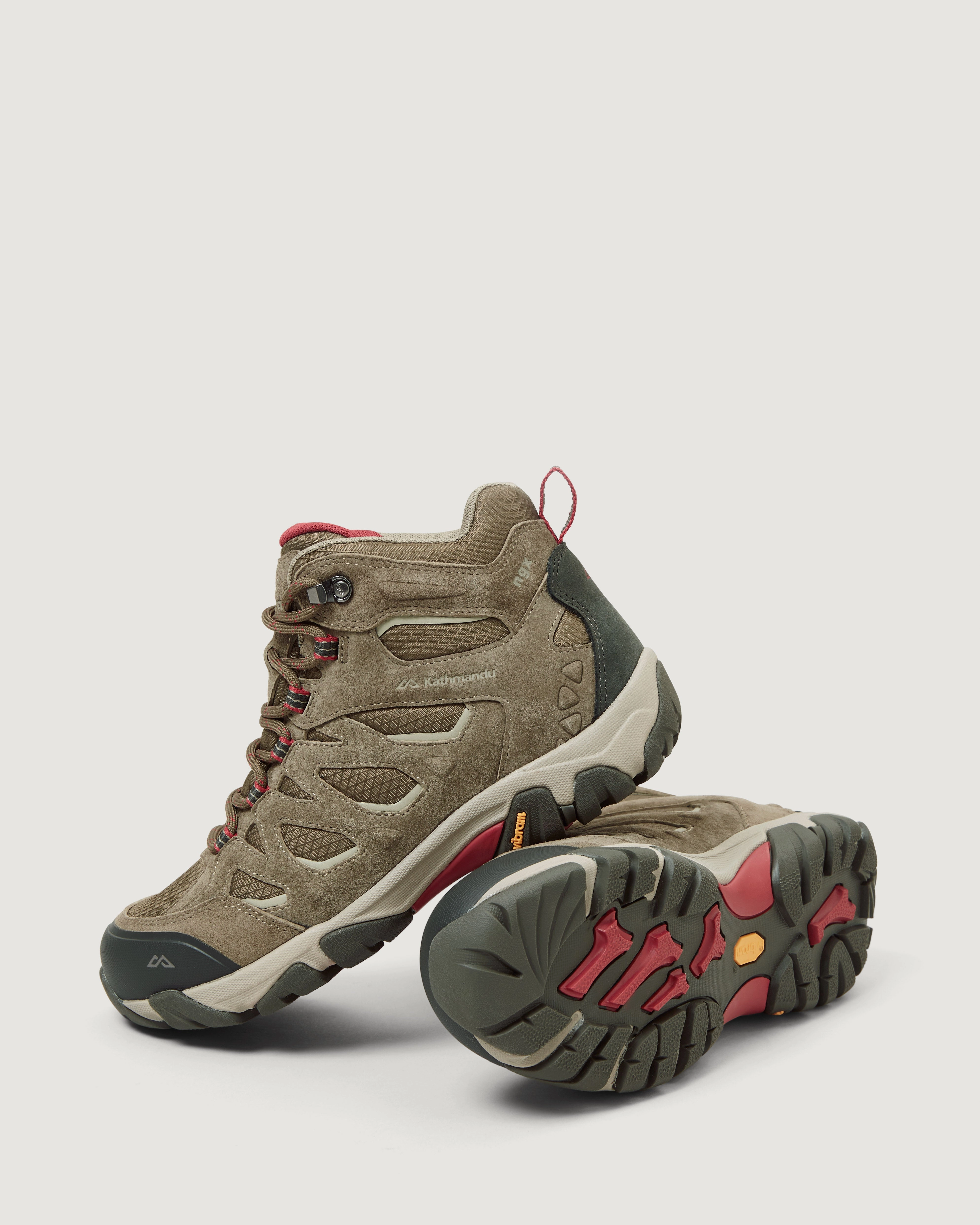 Women's Mornington Waterproof Mid Hiking Boots - Olive/Umber