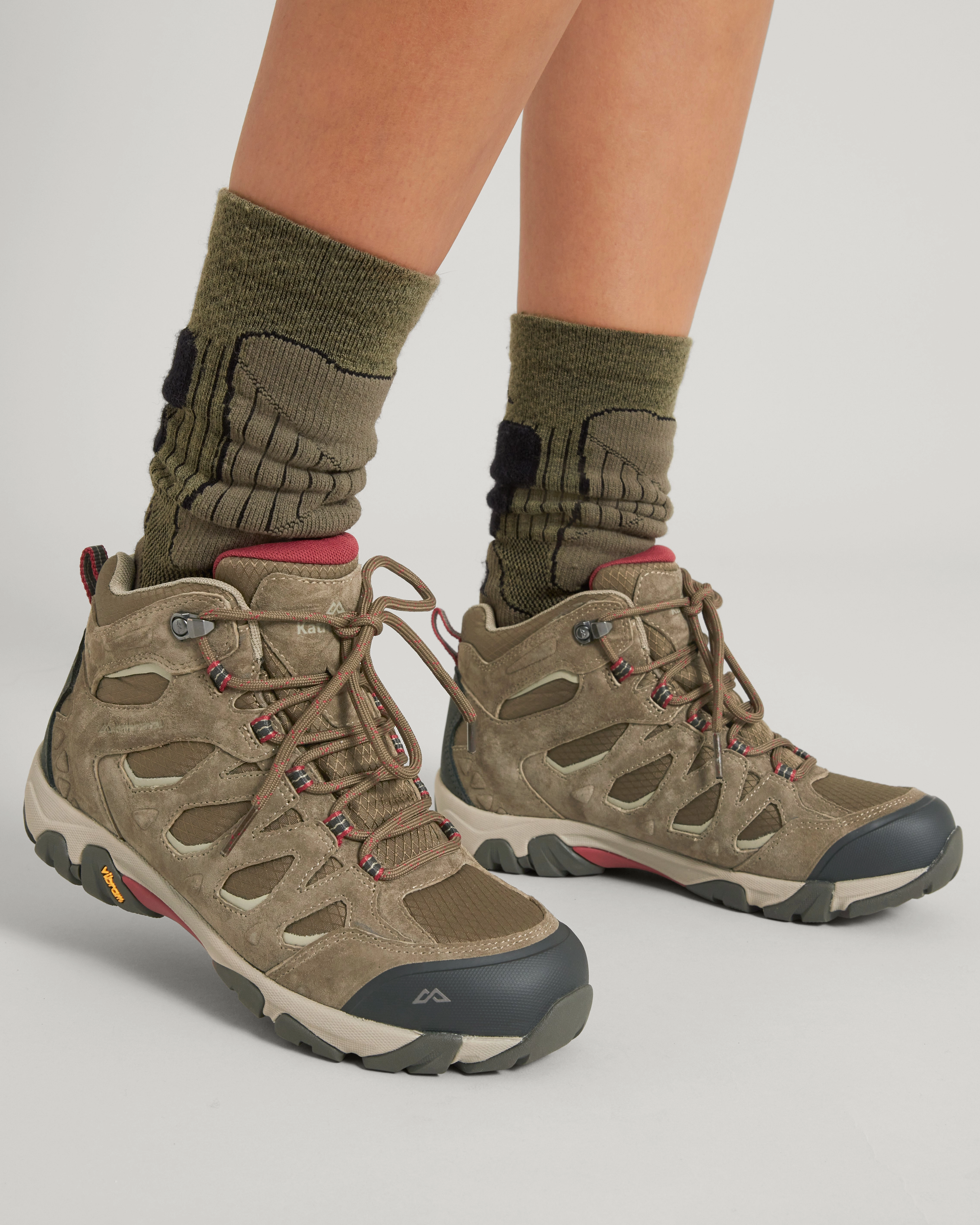 Women's Mornington Waterproof Mid Hiking Boots - Olive/Umber