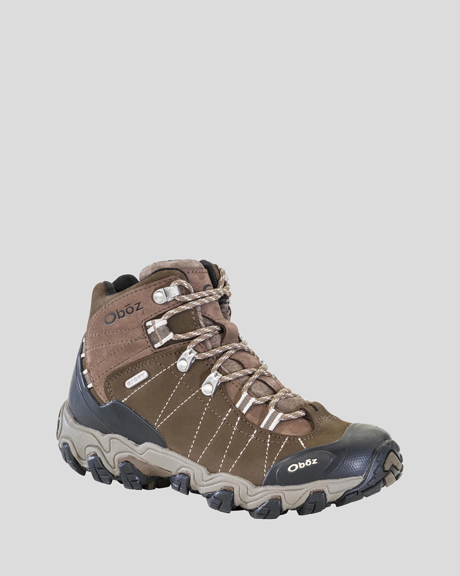 Women's Oboz Bridger Waterproof Mid Hiking Boots - Walnut