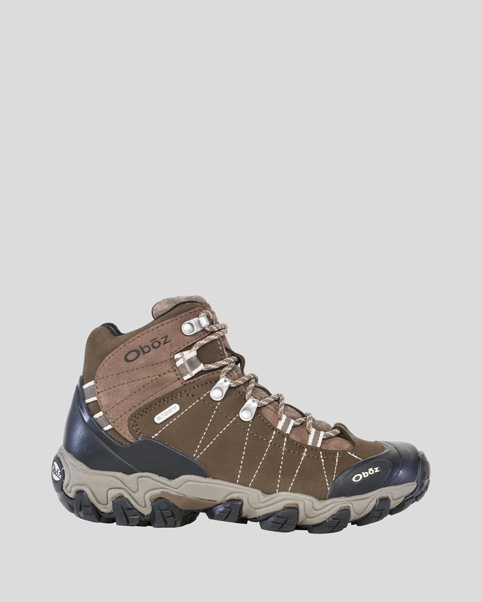 Women's Oboz Bridger Waterproof Mid Hiking Boots - Walnut