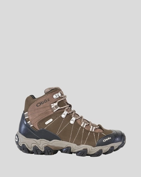 Women's Oboz Bridger Waterproof Mid Hiking Boots - Walnut