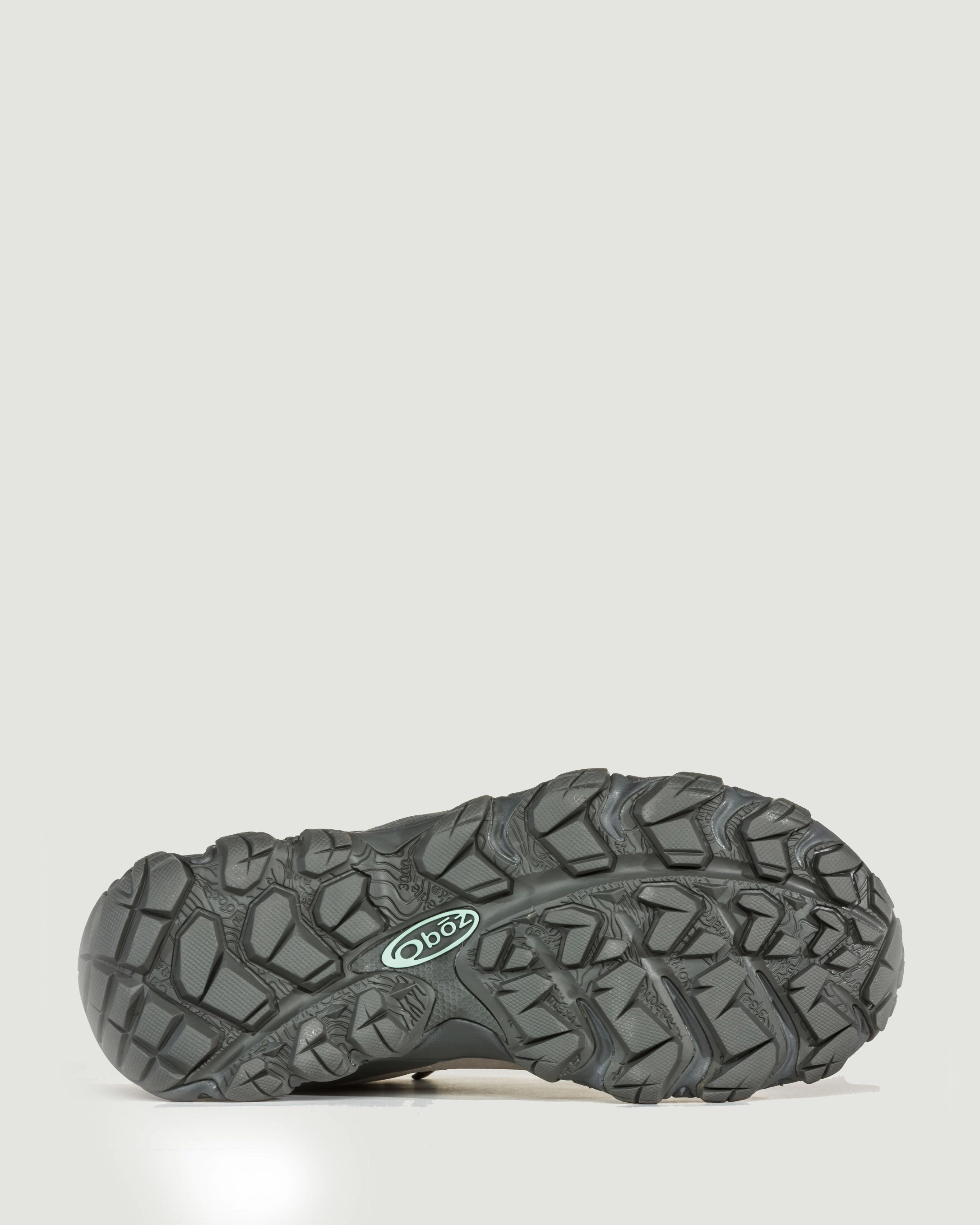 Women's Oboz Bridger Waterproof Mid Hiking Boots - Wide - Frost Grey