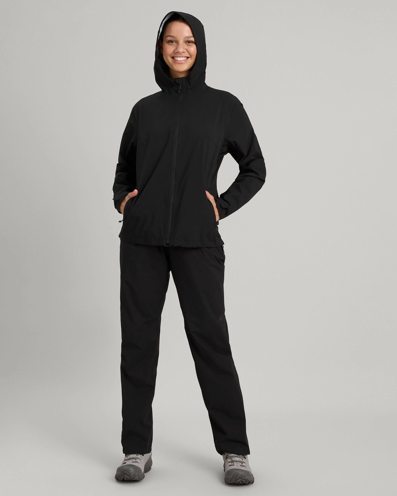 Women's Trailhead Stretch 2.5-layer Rain Pants - Black Stingray